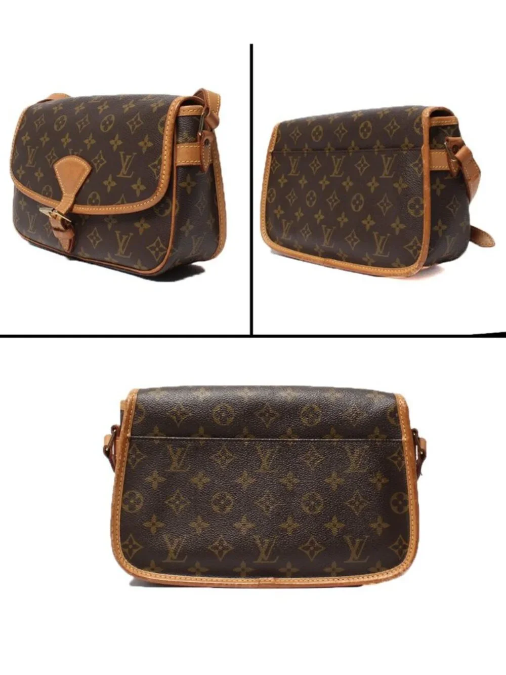 Louis Vuitton Shoulder Bag Crossbody Sologne Monogram